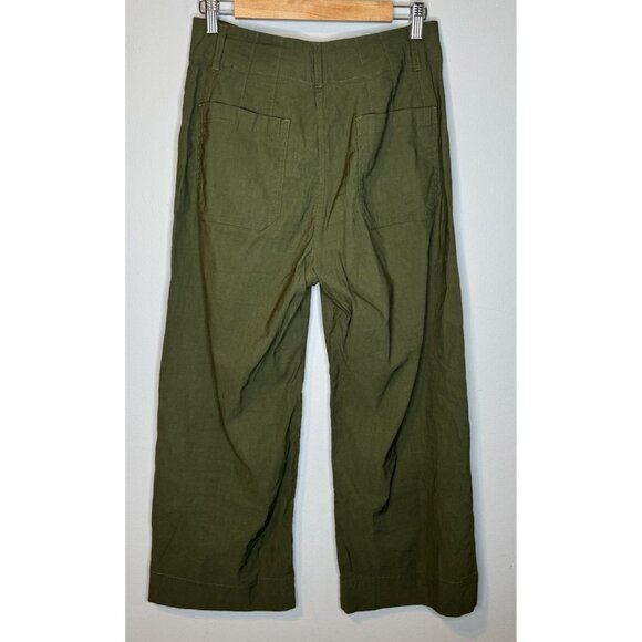 Maeve The Colette Pants 29 Green Wide Leg - Picture 2 of 5